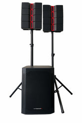 Intimidation Intimidator 5 Line Array Sound System 5100W DSP 18" Subwoofer
